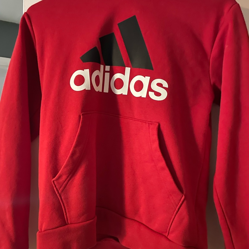 Adidas Bold Red Hoodie